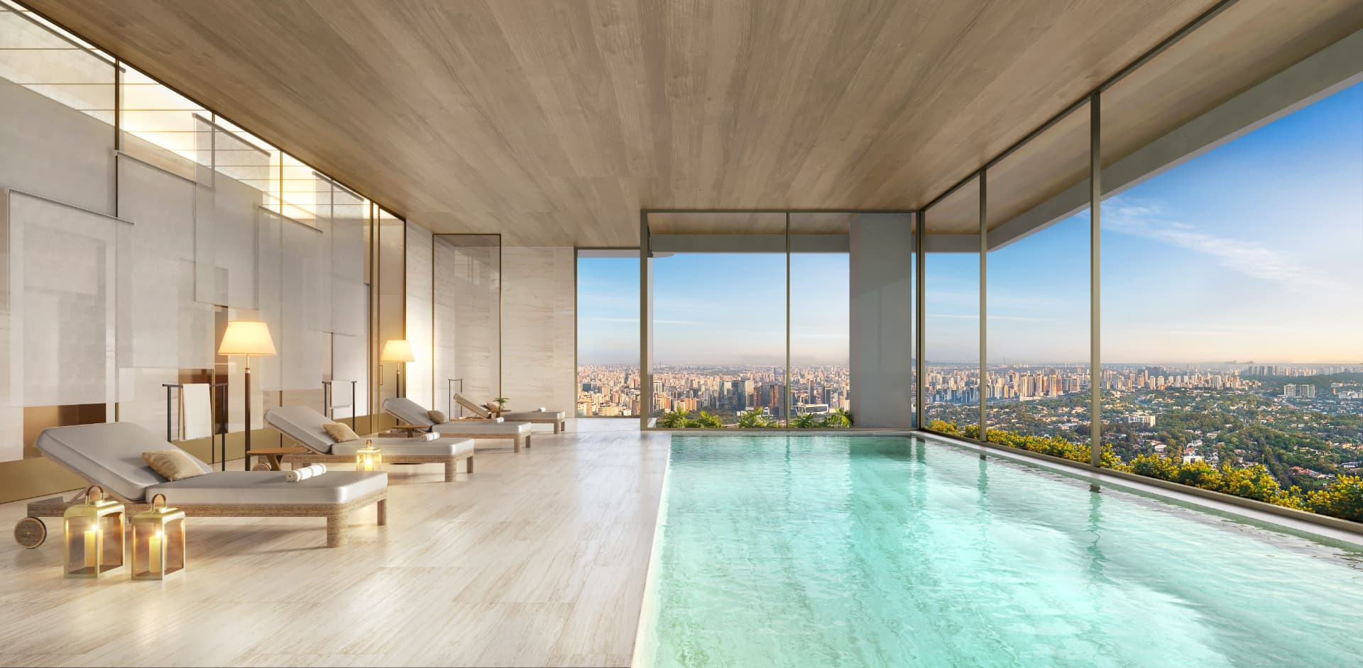 Perspectiva ilustrada · The Spa · 47º pavimento · Torre Milano